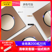 Coffee Gold Wall Point Switch 6 Type Concealed Home Light Point Switch Socket Radium Sculpture 23 inserted open with five holes