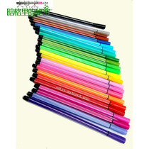 Watercolor pen fine head can each single color red yellowish blue green black grey brown single used supplement color washed orange