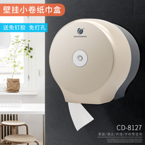 Create point toilet small roll carton roll barrel set hotel roll paper box towel holder plastic waterproof hand paper box free of punching