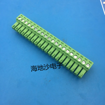 Plug-in PCB terminal block KF JM15EDGK-3 81(2-20P) hole Head connector copper environmental protection