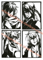 Rubber seal engraving material rubber brick engraving DIY drawing cute animation cartoon drawing A4 laser printing drawing 2