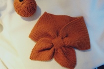 Fox series cute bow collar weaving translation diagram