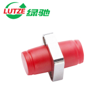 LUTZE green Chi FC square fiber optic zinc alloy flange coupling adapter connector single-mode simplex telecom grade copper flange 50