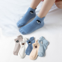 Childrens socks Cotton Spring and Autumn Winter autumn boys and girls big boys in middle socks baby baby cotton socks