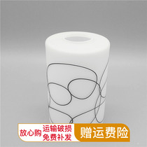 Glass lampshade accessories pastoral personality Creative Glass American living room dining room dining room hanging lamp accessories shell