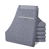 Summer new mens casual pants high stretch business wear mens pants thin knitted four-sided flat pants