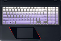 Samsung 8500GM-X08 keyboard protection film 15 6-inch notebook game book Intel Core i5 7th generation computer full coverage dust cover color bump TPU waterproof and anti-gray