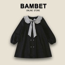 Italy BAMBET children Girl dress 2021 autumn girl fashion long sleeve college style autumn skirt