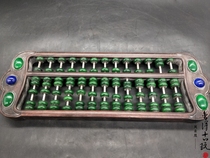 Ancient Play Antique Collection Antique Flowers Pear Wood Boutique Jade Abacus Stay-at-home Goods For the Fortune