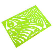 New all-arrow ruler Terrain area offensive arrow ruler 2020 military training drawing drawing template ruler professional tool