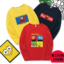 ins children long sleeve T-shirt 2021 spring and autumn clothes boys and girls cotton top Children base shirt childrens clothing foreign tide