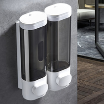 Household wall-mounted soap dispenser Punch-free soap box Shampoo bath liquid box Hotel hotel soap dispenser double hanging