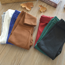 Special clearance for boys and girls warm bottoming Johns Childrens thick grinding Lycra cotton slim trousers