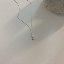 Spot-on-spot Joo Korea Exquisite Features 925 Silver Letter Necklace