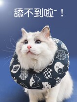 White Circle Item Circle Kittens Collar Cat Hood Neck Ring Irisha Elizabeth Young Cat Anti-Licking Collar Pet Pooch Neck