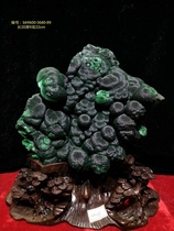 Natural malachite raw stone natural ornaments strange stone ornamental stone mineral crystal specimen study home decoration 89