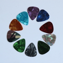 Promotion heart-shaped Celluloid Guitar Plecsheet 0 75MM Thickness Red White Blue Purple Black Green Color Optional