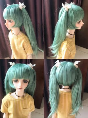 耐热丝就是飞毛多，自己修整了下，发量很足，可以随便搞~棒棒哒！