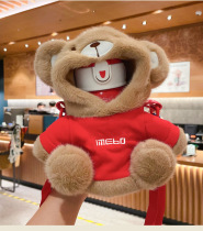 Childrens insulated cup 316 food-grade high face value straw water glass girl student mug cute bag cup anti-leaking