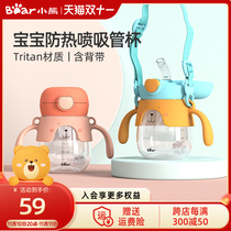 Little Bear Tritan Children's Cup Learn to Drink Cup Duckmouth Cup Vacator Cup Baby Drink Milk Drink Water Cup Big