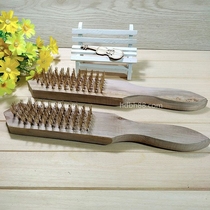 Thickened solid wood steel wire scale brush fish scale planing fish scale scraper household fish Planer selling fish tools two yuan Shop Wholesale