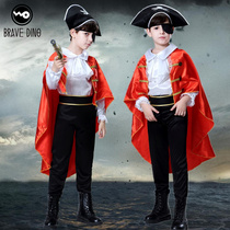 61 childrens performance costume Boy pirate masquerade costume Boy stage role-playing drama performance costume