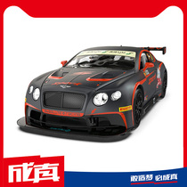 Alloy car model 1:32 Bentley Continental GT3 SJM model sound and light return can open the door childrens toy car