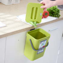 Kitchen dedicated wall-mounted trash can with lid garbage bin ins bathroom small trash can Dormitory cute hanging tube