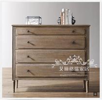 Five Bucket Cabinet Solid Wood Bedroom Drawer Cabinet American Contained Lockers Brief modern 45 Closet Economical Type