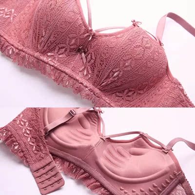 聚拢效果不错，颜色也很好看，蕾丝的很漂亮，穿着舒适，透气，也不会感觉紧