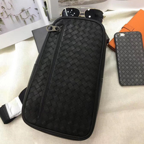 Headlayer Bull Leather Weave in Europe and America Fashion Male Chest Bag 2022 New Light Extravagant Mantra Satchel Backpack Travel Casual Bag