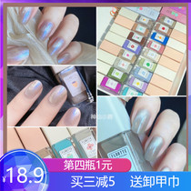 flurtte flower loalia nail polish barite cat eye H01 02 for you to write poetry frosted series free of baking