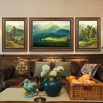 Giant mountain living room decoration painting landscape oil painting art painting mural world famous painting hanging painting background wall landscape painting