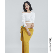 Magnificent Solo Show Autumn Winter New Belly Dance Exercises With Oriental Dance Bandages Long Skirts Beginners Suit Women