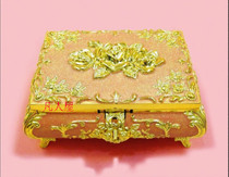 Wedding Western silver tin jewelry box necklace box Russian tin jewelry box color tin diamond ring box jewelry box