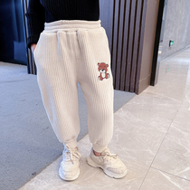 Girls Spring and Autumn Pants 2021 New Autumn Childrens Trousers Womens Baby Fall Wear Casual Pants