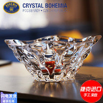 New products Czech BOHEMIA Imports Fashion crystal glass Confectionery Cylinders Fruit Pan Fruit Fighting Sugar Vat dried fruit tray
