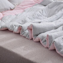 Japan No Inprinting Machine washable Geranium Cotton Spring Autumn Quilt Core Knit Pure Cotton Children Good Products Air Conditioning Thin by Xia Cool Quilt