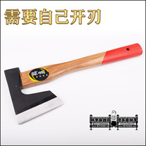 Japanese Axe Double Edged Woodworking Axe Full Steel Fabricated Axe Furniture Making Tadpole Machining Traditional Manual