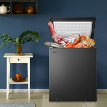 TCL Home 100 liters Small mini-freezer horizontal refrigerated frozen commercial Dual-use energy-saving freezer for purchase in installments