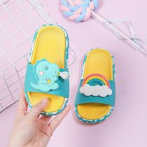 Japan ZD childrens cool slippers summer home boy cartoon cute bath non-slip soft bottom wear floor drag