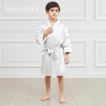 MANITO Manito SilkTerry baby boy slept robe co-educational savages home clothes