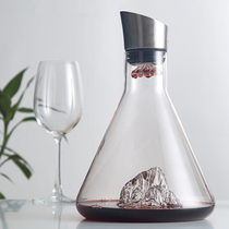 Iceberg Waterfall red wine decanter light luxury high-end creative wine bottle glass wine cup household set