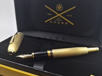 (Foto) Cross Peerless 125 high-see-cast 125 pen plated with gold 18k gold pen AT0706