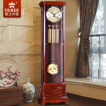 Overlord solid wood mechanical clock Chinese retro master bell landing clock