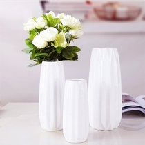 Ceramic vase hipster hydroponic coffee table flower arrangement simple white modern Nordic living room home decoration ornaments