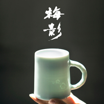 Shanshui Mei shadow mug female male Jingdezhen handmade ceramic cup home couple Cup creative water Cup customization