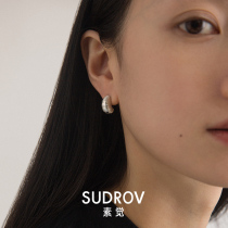 New 2021 niche design personality fashion simple cold wind earring studs earrings female tide jewelry