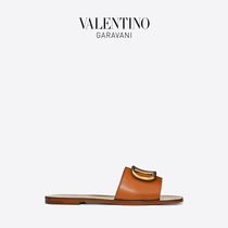 VALENTINO VALENTINO GARAVANI VLOGO trim grain cowhide tow sandals