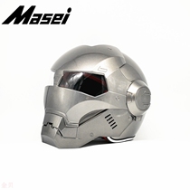 Personality Motorcycle Helmet Retro Harley High-end Steelman Motorcycle Helmet Full Armor